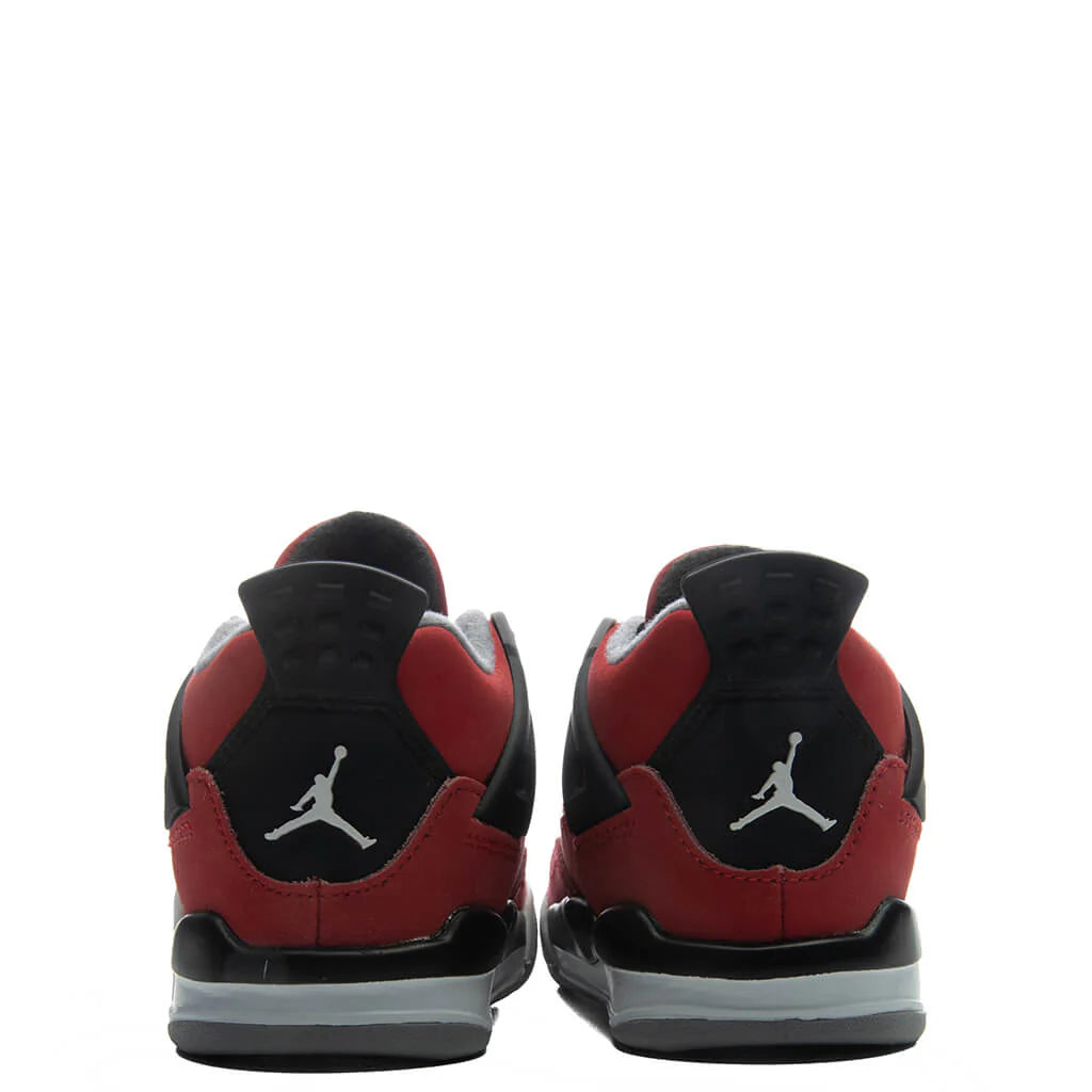 Air Jordan 4 Retro Toro Bravo TD Fire Red White Black Cement Grey