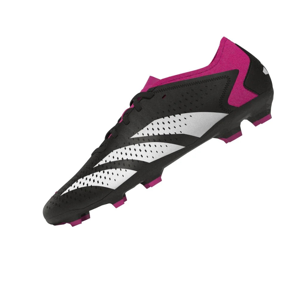 adidas Predator Accuracy3 Low FG Firm Ground Cleats Black White Pink