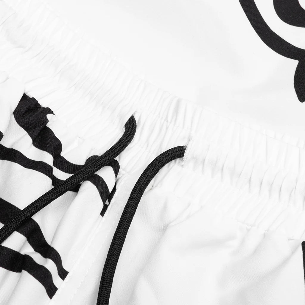 Yoga Walks Swim Shorts White
