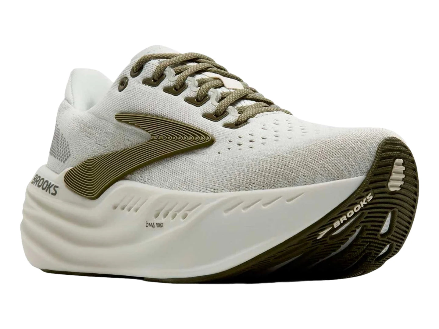 Tenis Brooks Glycerin Max Gris y Olivo para Hombre