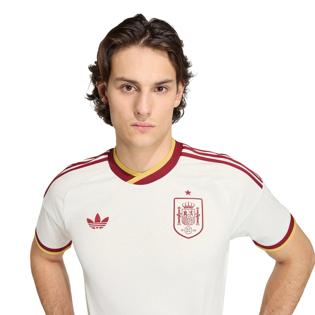 adidas Spain Away Mens Soccer Jersey 2026 White