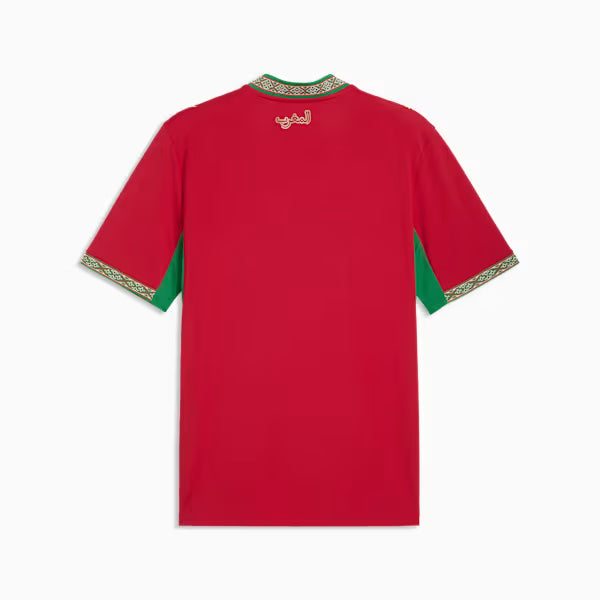 PUMA Morocco Home Mens Soccer Jersey 2026 Red Gold