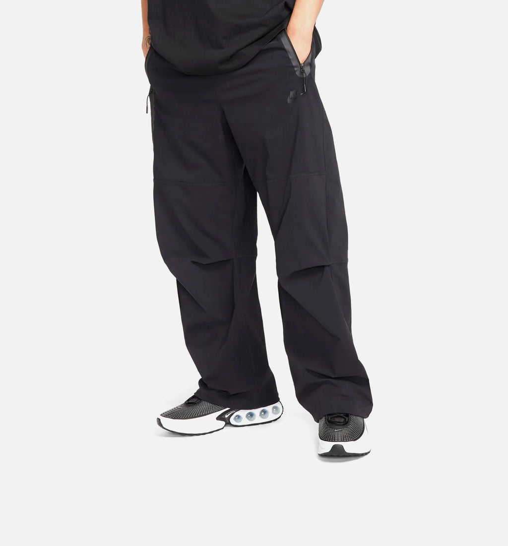 Tech Woven Oversized Mens Pant Black Black Black
