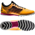 adidas X 151 Court Indoor Soccer Shoes Solar Gold Black Shock Pink