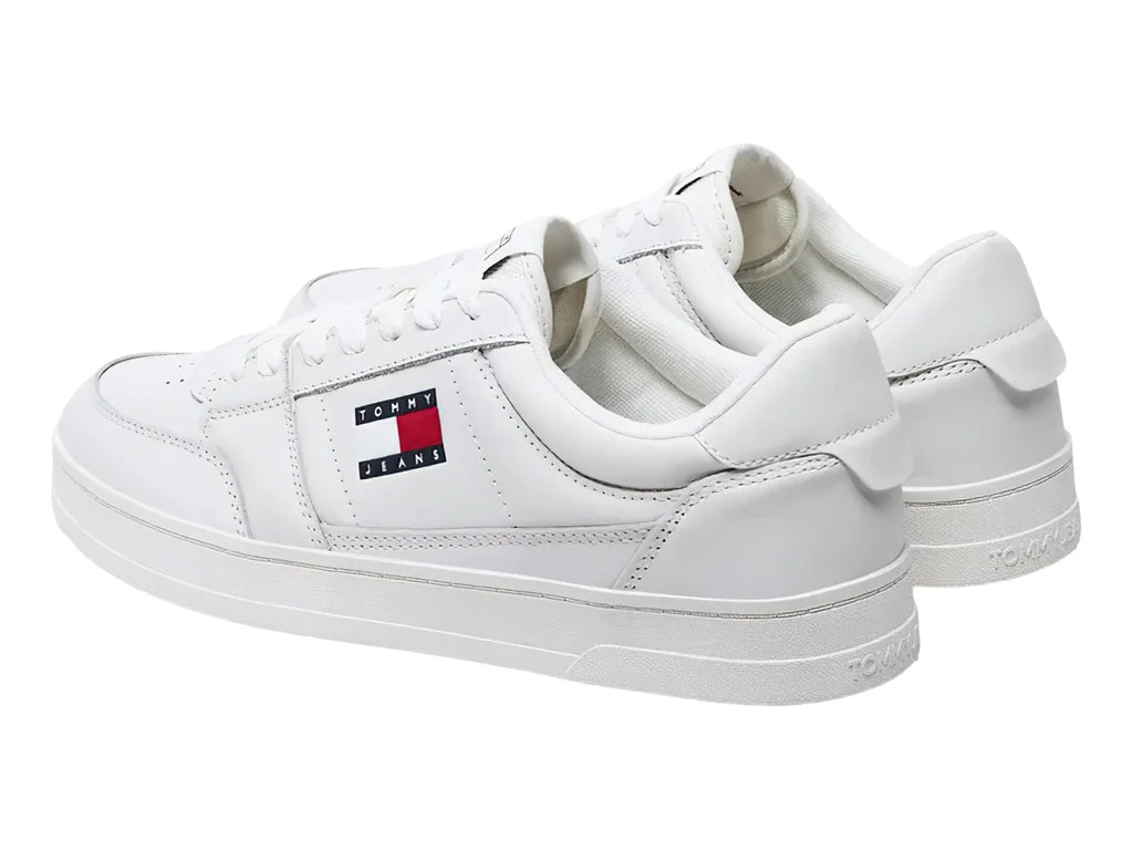 Tenis Tommy Hilfiger Greenwich New Ess Ecru para Hombre