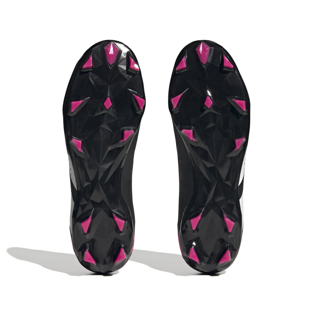 adidas Predator Accuracy3 Low FG Firm Ground Cleats Black White Pink