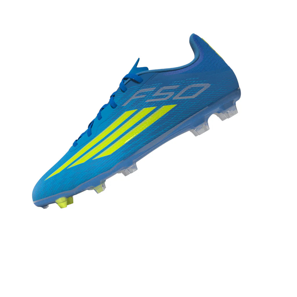 adidas F50 League FG MG Firm Ground Multi Ground Mens Soccer Cleats Blue Yellow Aqua