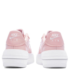 Womens Air Force 1 PLTAFORM Pink Oxford Light Soft Pink White