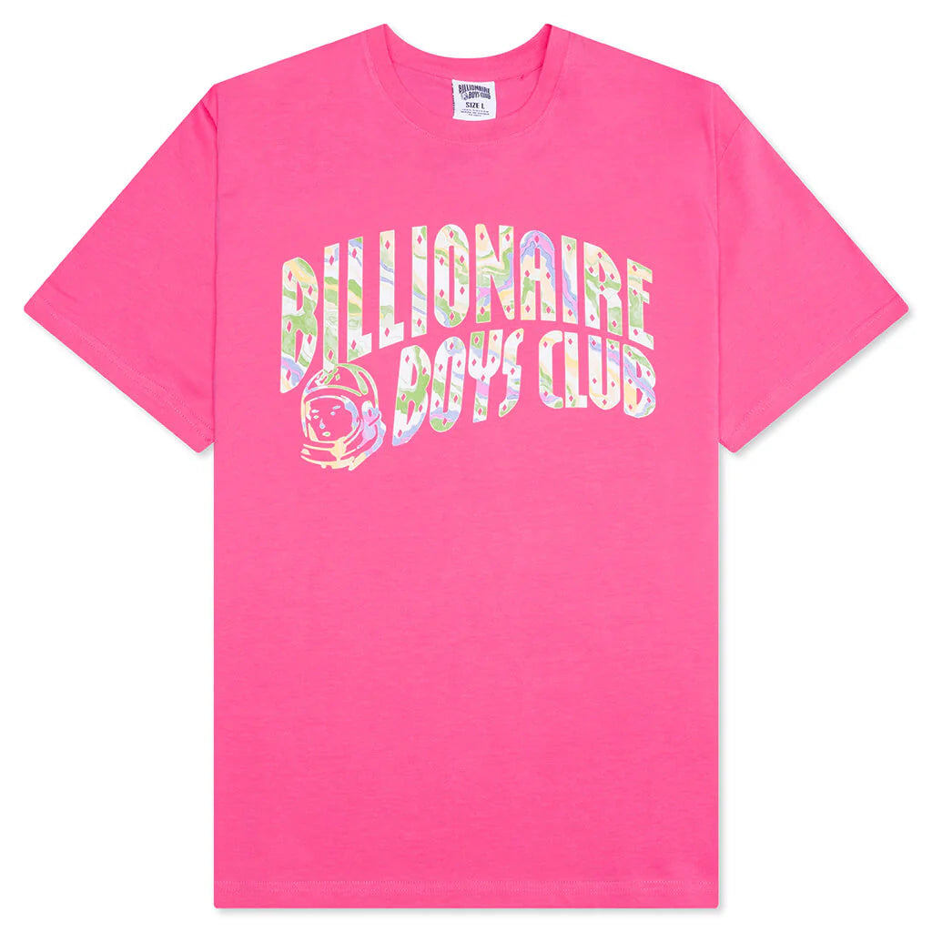 BB Arch S S Tee Carmine Rose