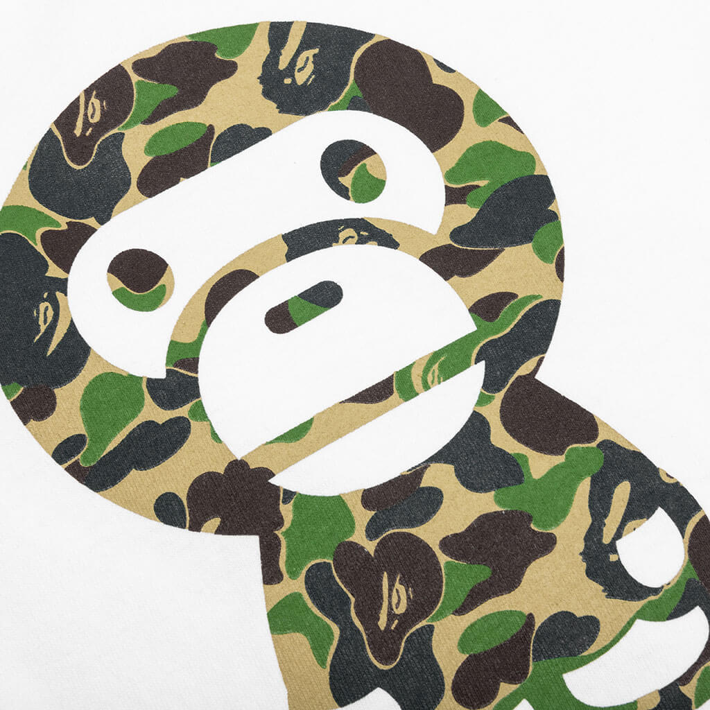 Kids Abc Camo Baby Milo Tee White