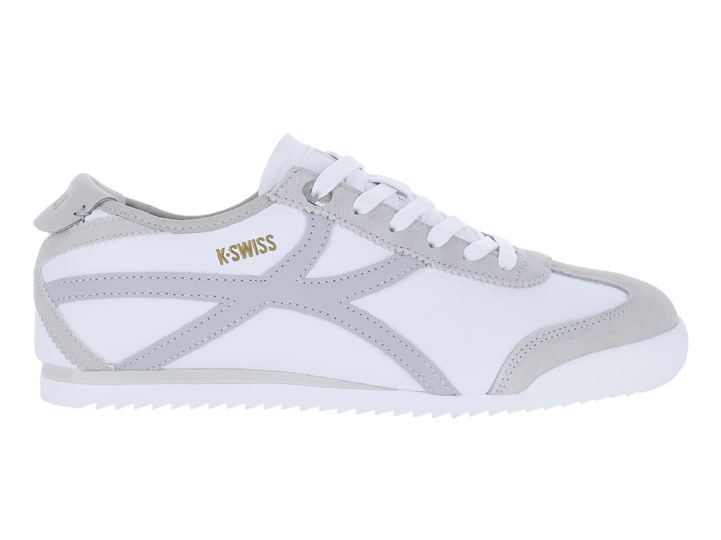 Tenis K Swiss Gashiko Blanco y Gris para Mujer