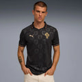PUMA Portugal Special Edition Mens Soccer Jersey 25 26 Black Gold