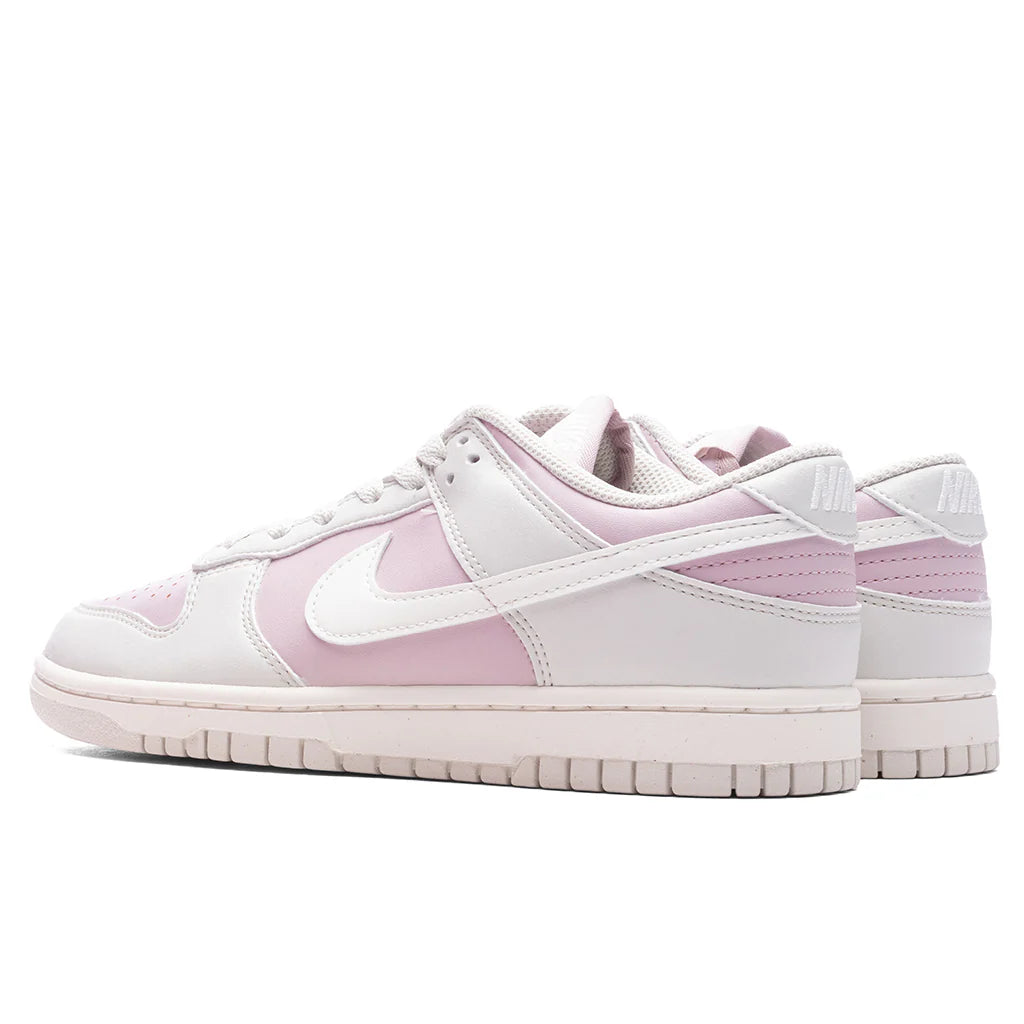 Womens Dunk Low Next Nature Light Bone Sail Platinum Violet