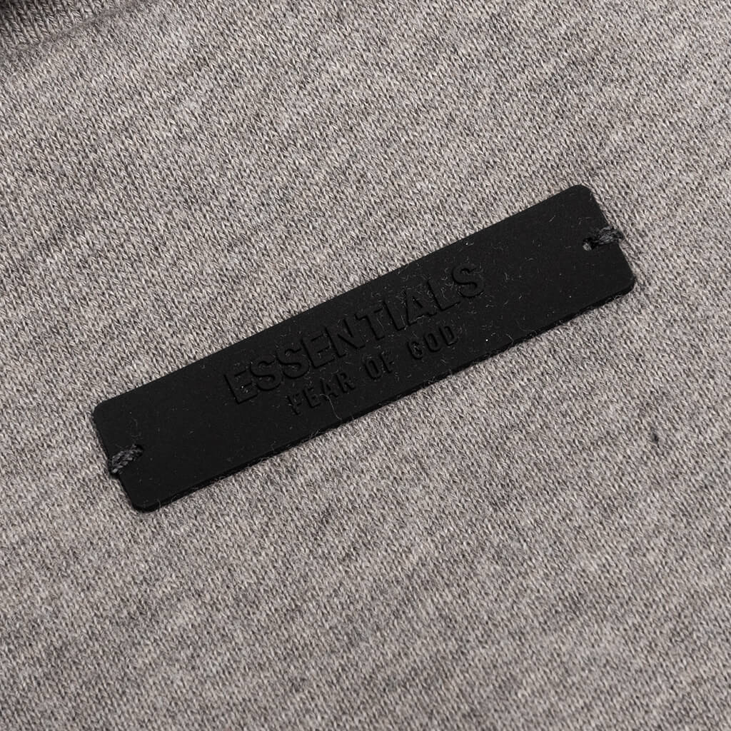 Fleece Polo Heather Gray