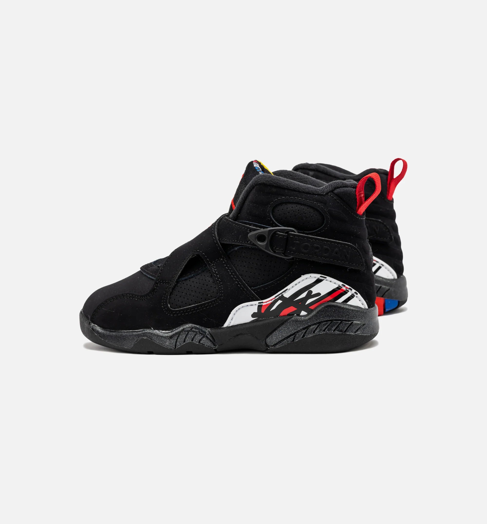 Air Jordan 8 Retro Playoffs Preschool Lifestyle Shoe Black