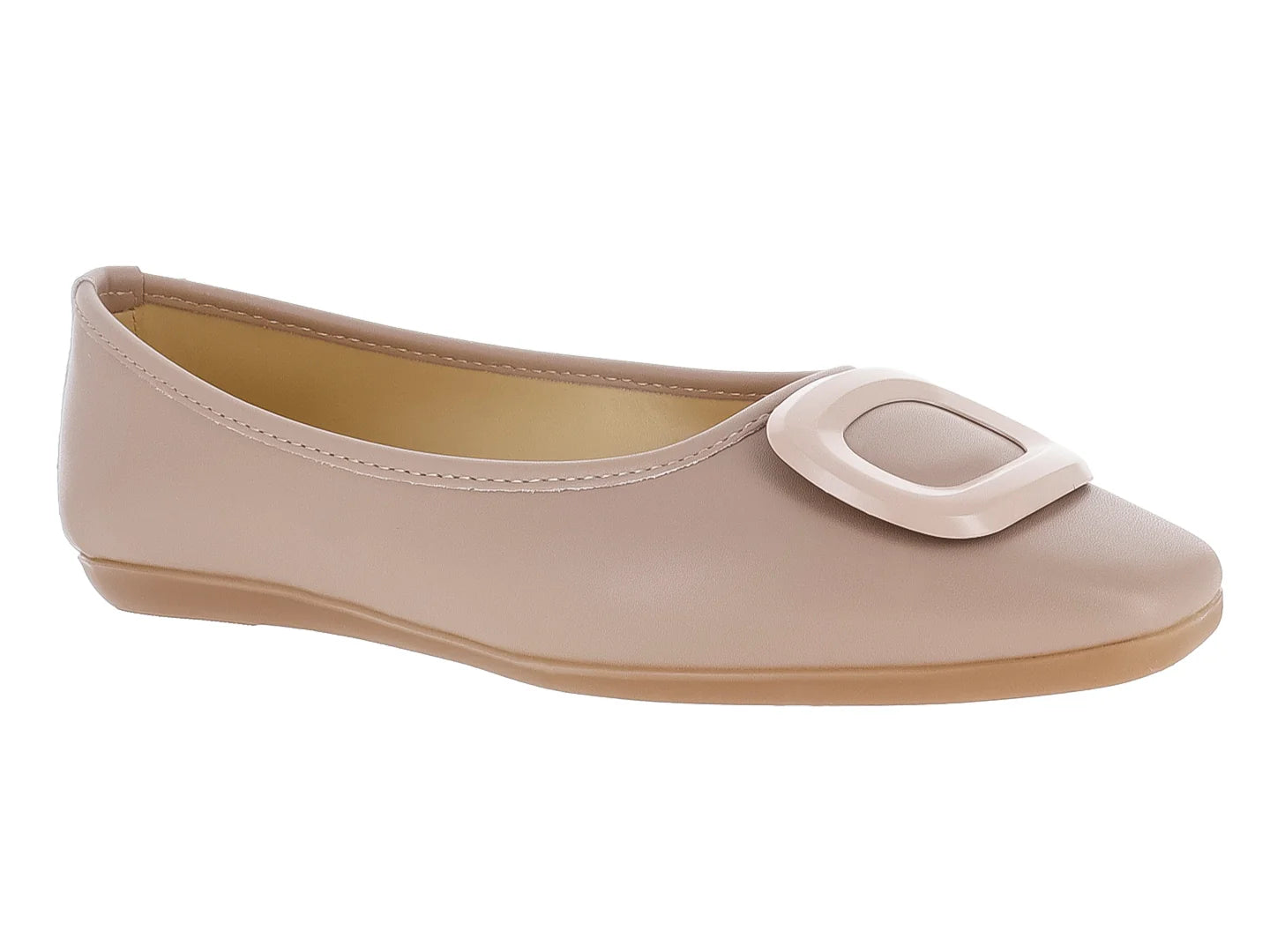 Zapatos Flats Luna Rosa Color Maquillaje para Mujer