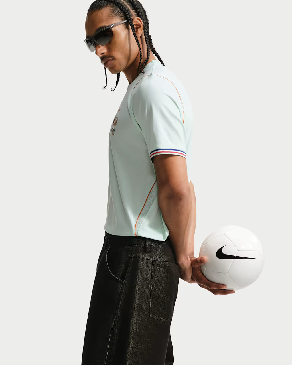Nike France Away Mens Soccer Jersey 2026 Igloo Monarch Monarch