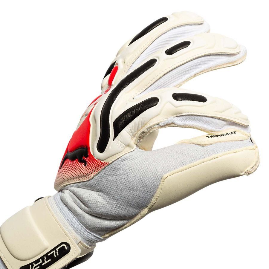 PUMA Ultra Pro RC Goalkeeper Gloves White Blue Fire Orchid