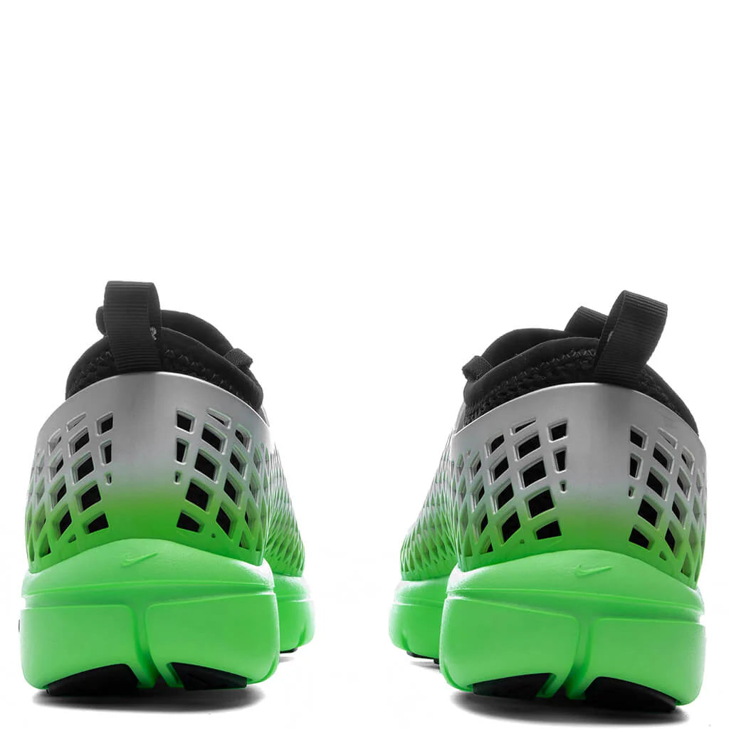 Womens Rejuven8 Run SP Metallic Silver Black Voltage Green