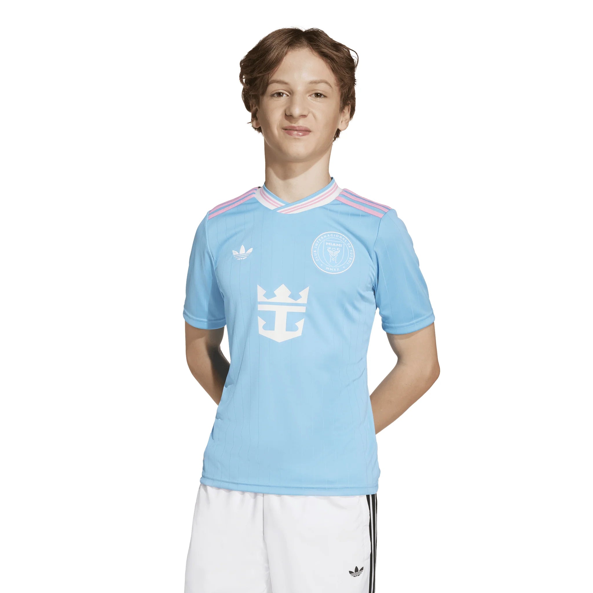 adidas Inter Miami CF 25 26 Third Youth Soccer Jersey Light Blue