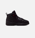 Air Jordan 12 Retro Bloodline Preschool Lifestyle Shoe Black Varsity Red Free Shipping