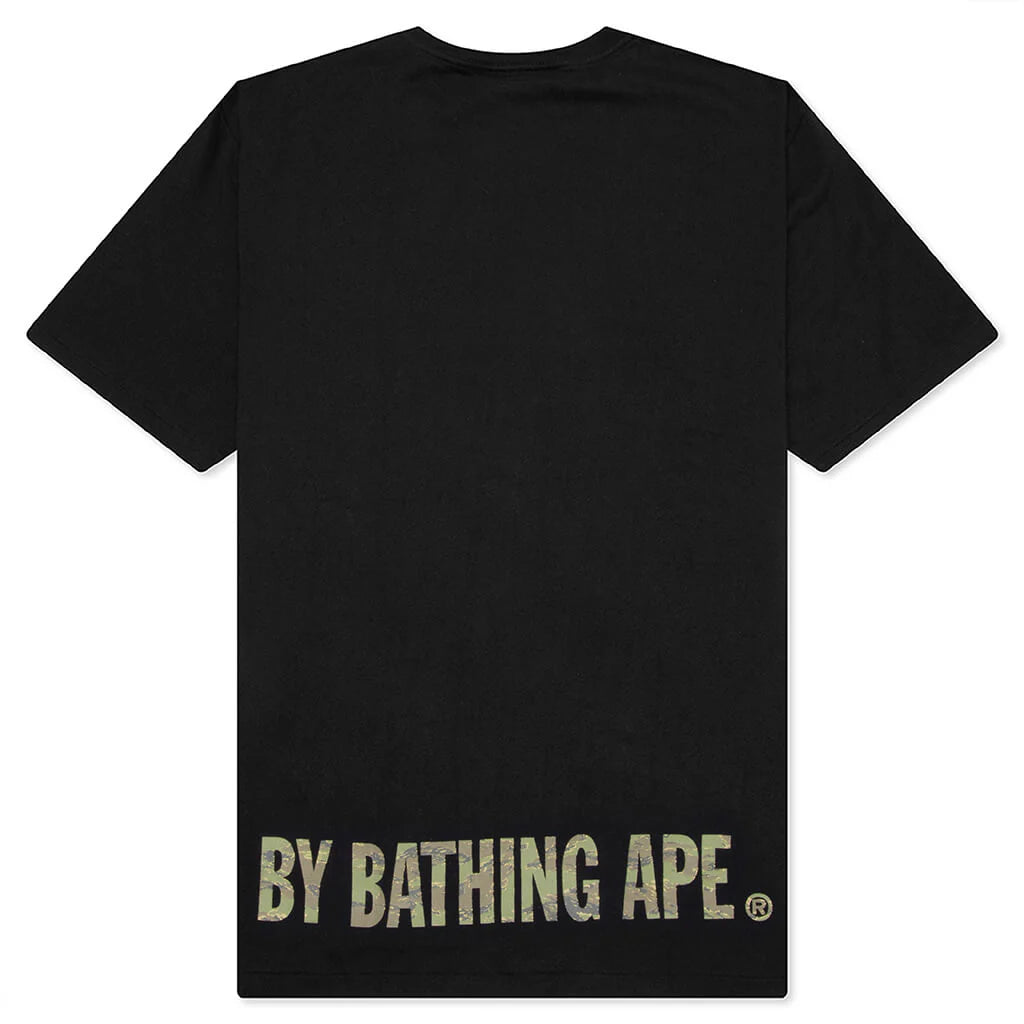 Womens Ape on Bapesta Tee Black Beige