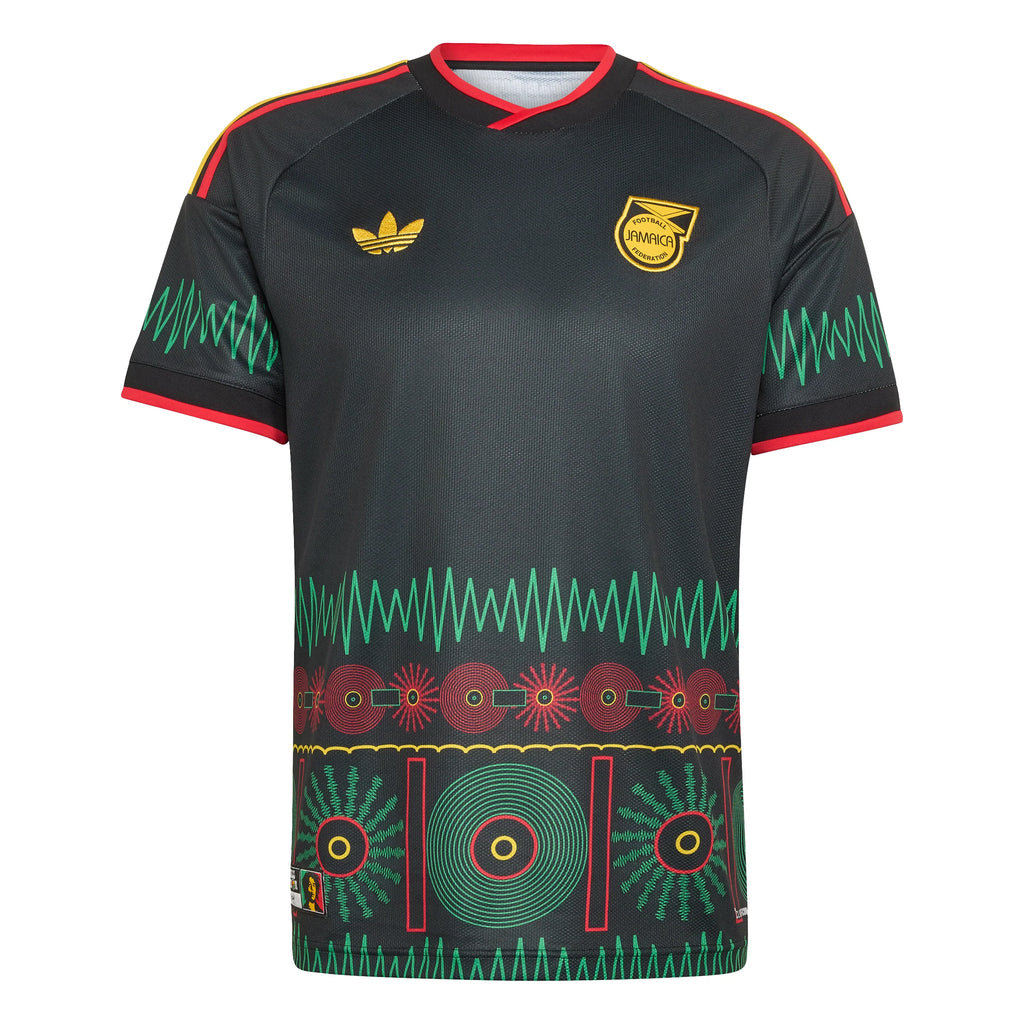 adidas Jamaica Away Mens Soccer Jersey 2026 Black