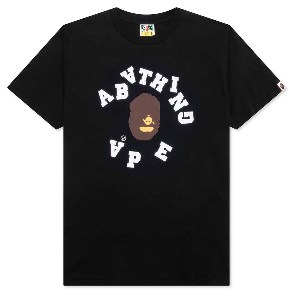 Broken College Tee Black