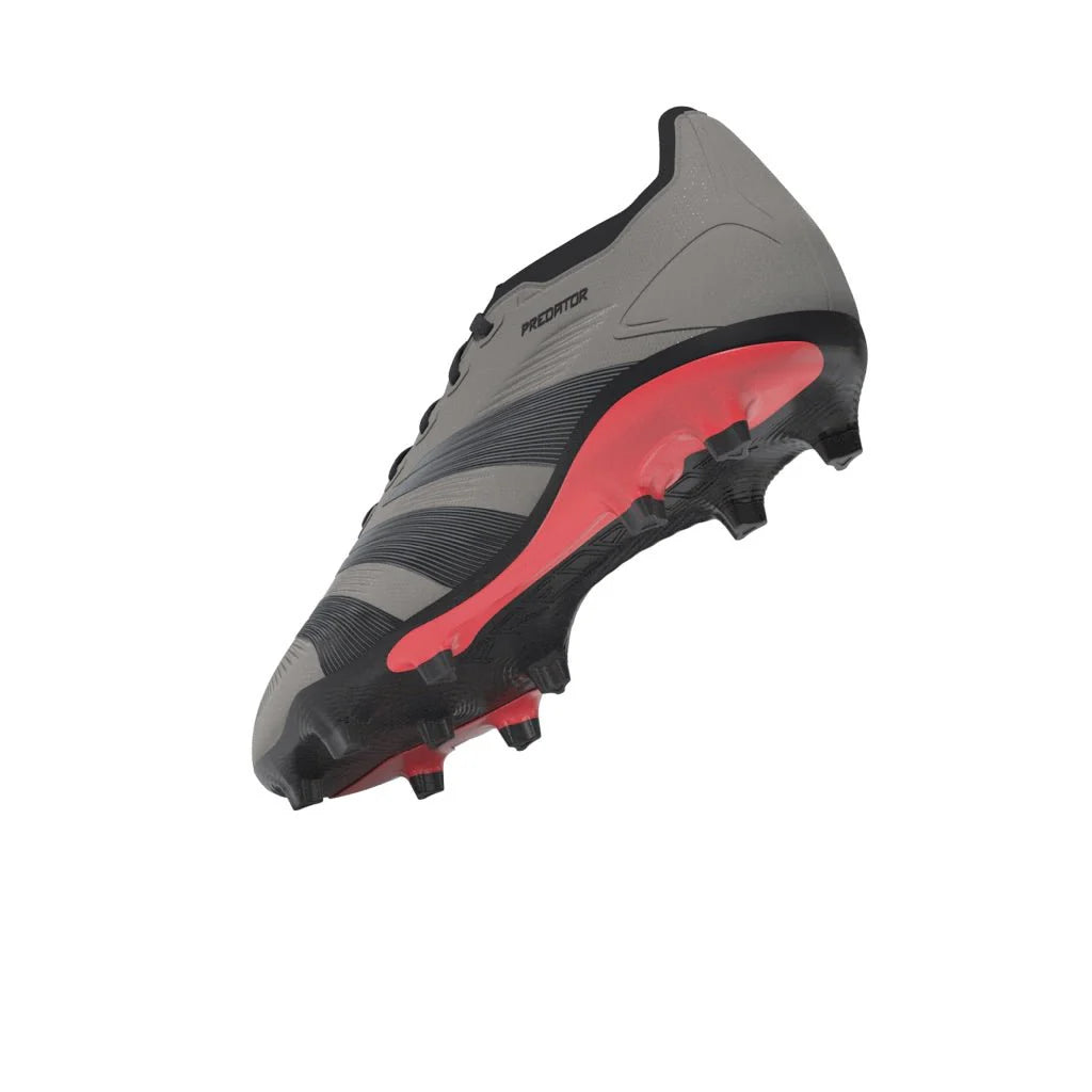 adidas Predator League FG Firm Ground Cleats Platinum Metallic Aurora Black Turbo