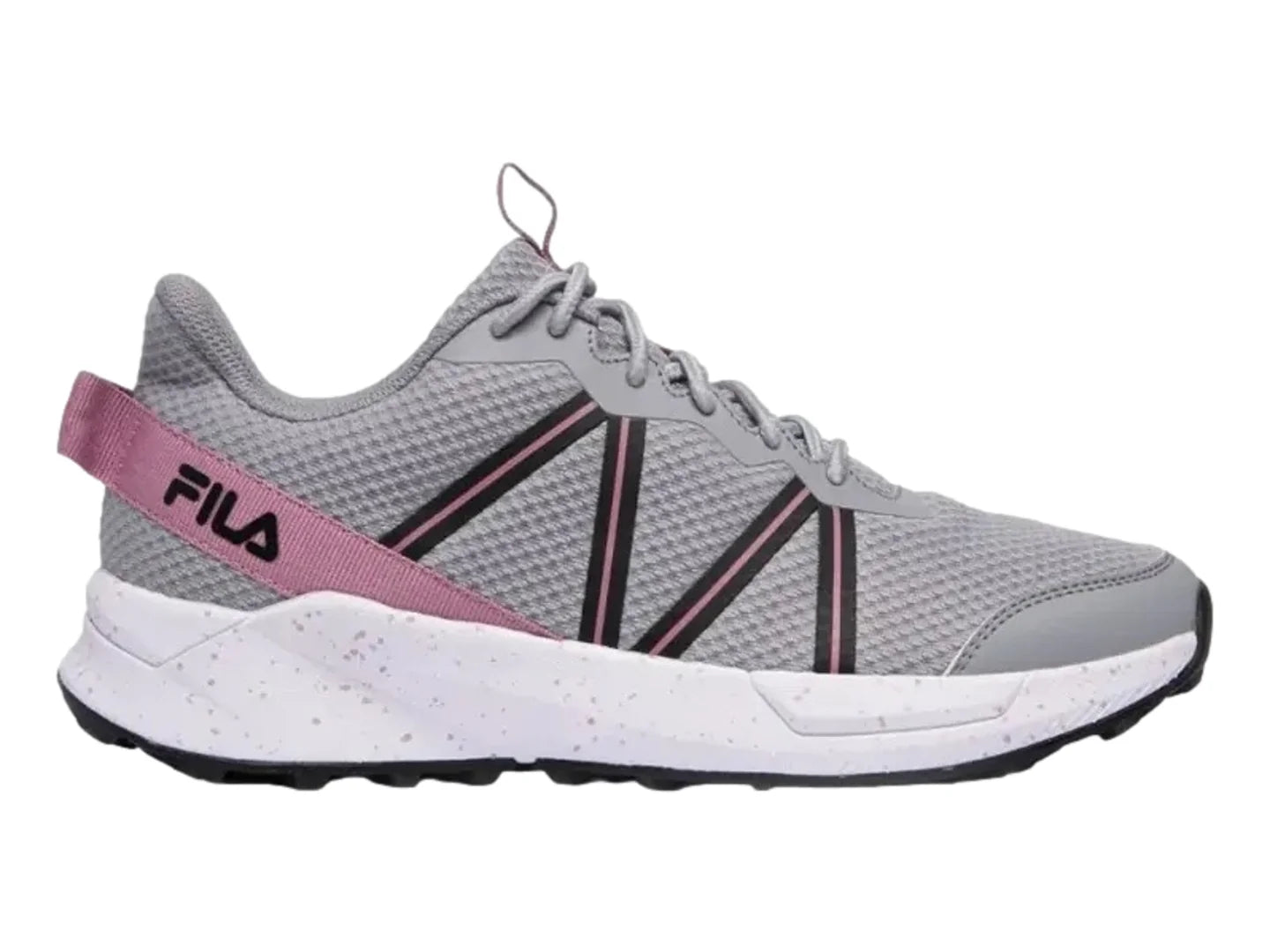 Tenis FILA Apex Ascent Gris y Lila para Mujer