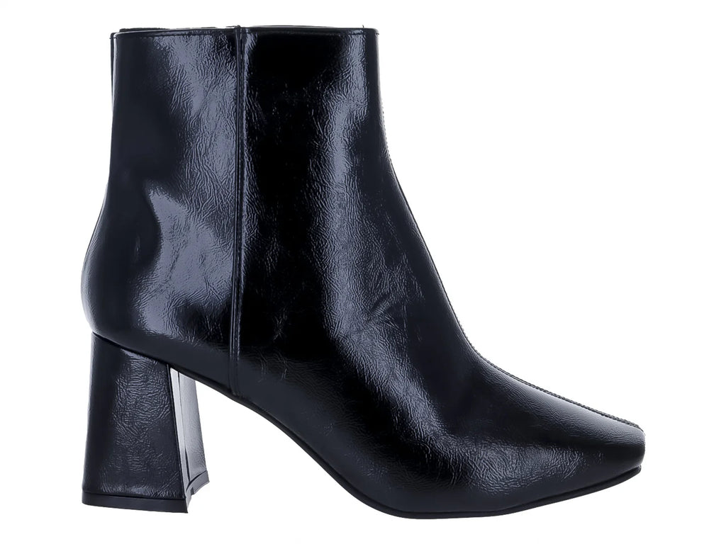 Botines Lady Paulina de Charol Negro para Mujer