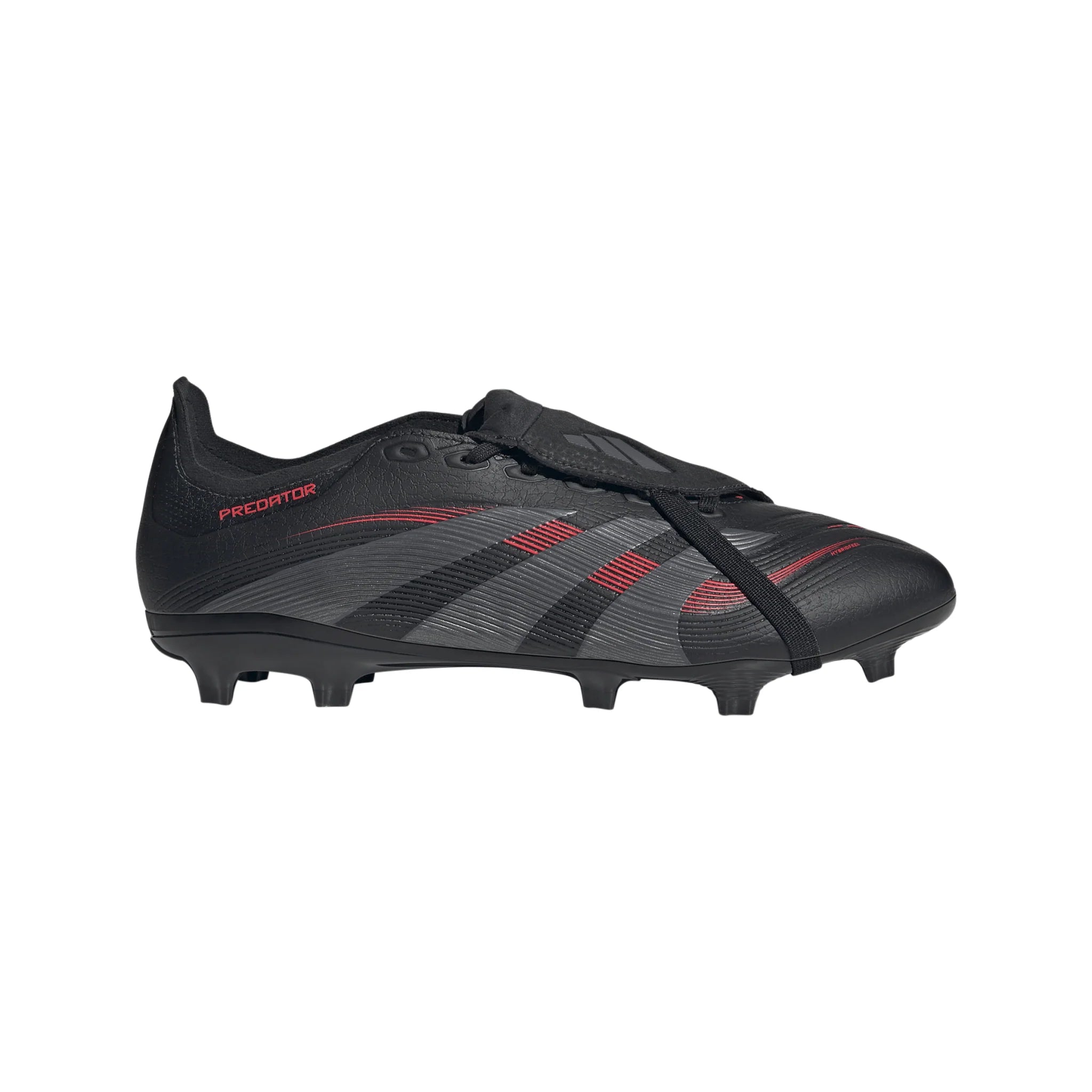 adidas Predator League Fold Over Tongue Firm Multi Ground Boots Black Red