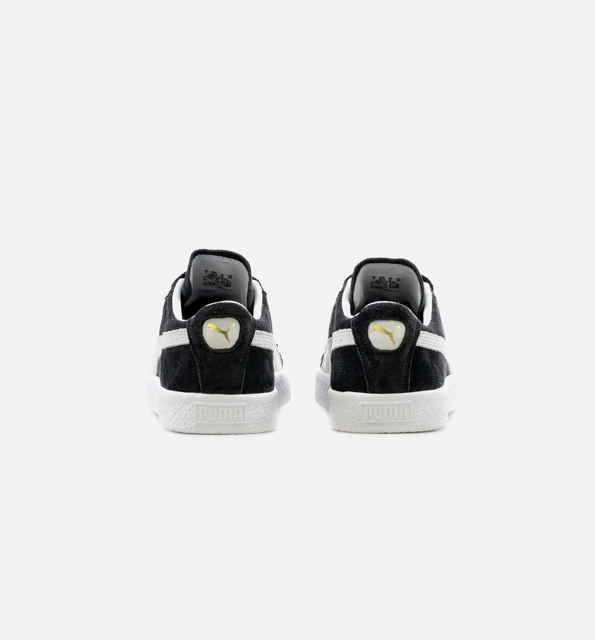 Suede VTG Mens Lifestyle Shoe Black White