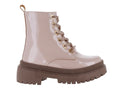 Botas Miroslava de Charol Color Maquillaje para Niña
