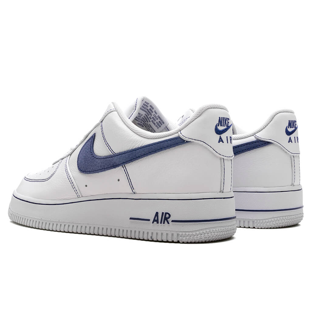 Air Force 1 07 LV8 White Deep Royal Blue