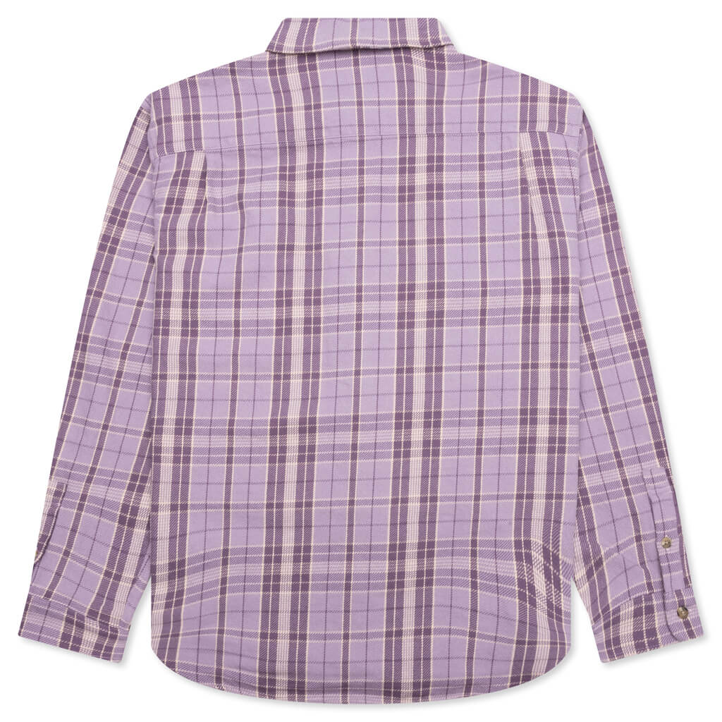 Stones Plaid Shirt Lavender