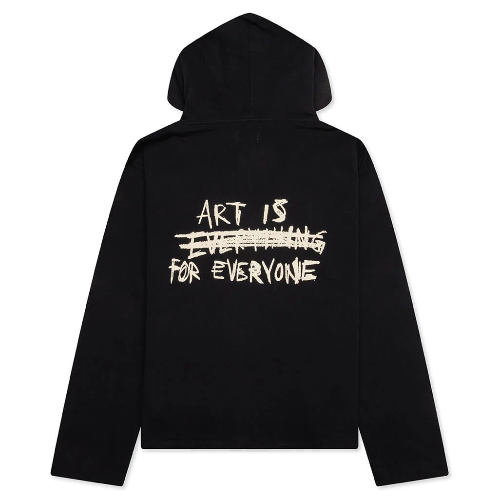Honor Art Institute Zip Hoodie Black