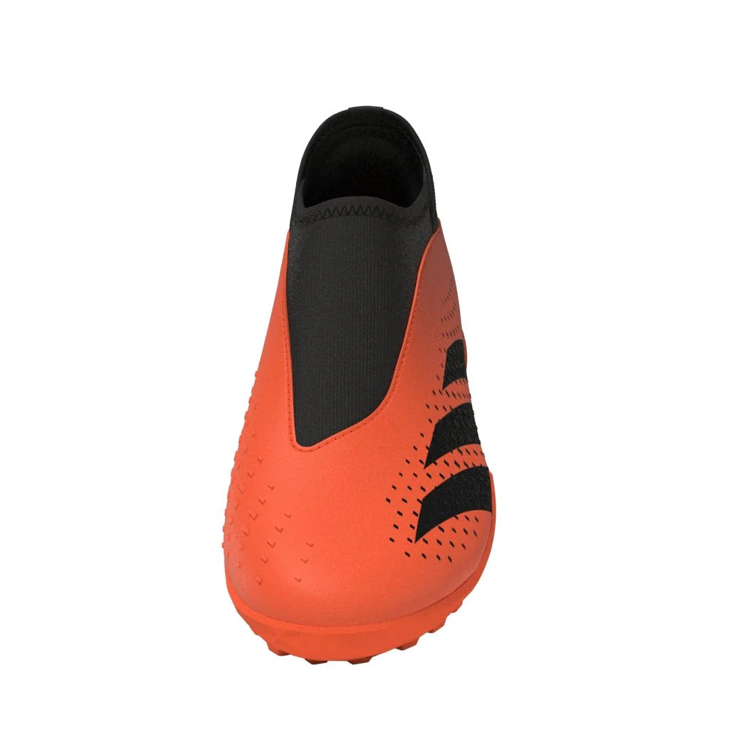 adidas Predator Accuracy3 Laceless TF Turf Youth Soccer Cleats Solar Orange Black