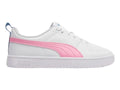 Tenis PUMA Rickie JR Blanco y Rosa para Niña