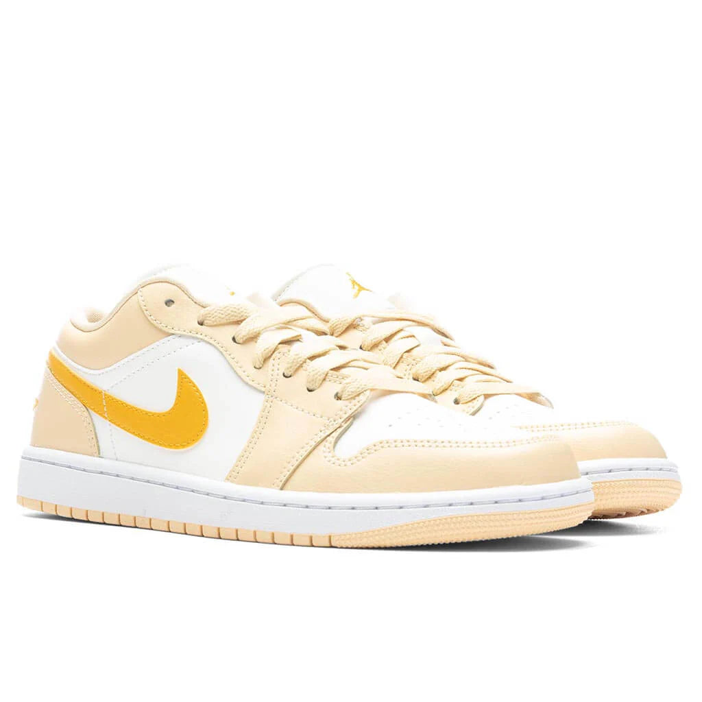 Womens Air Jordan 1 Low Sail Yellow Ochre Pale Vanilla
