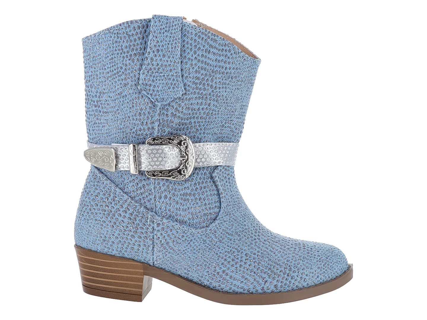 Botas Vaqueras Divitas Color Inox para Niña
