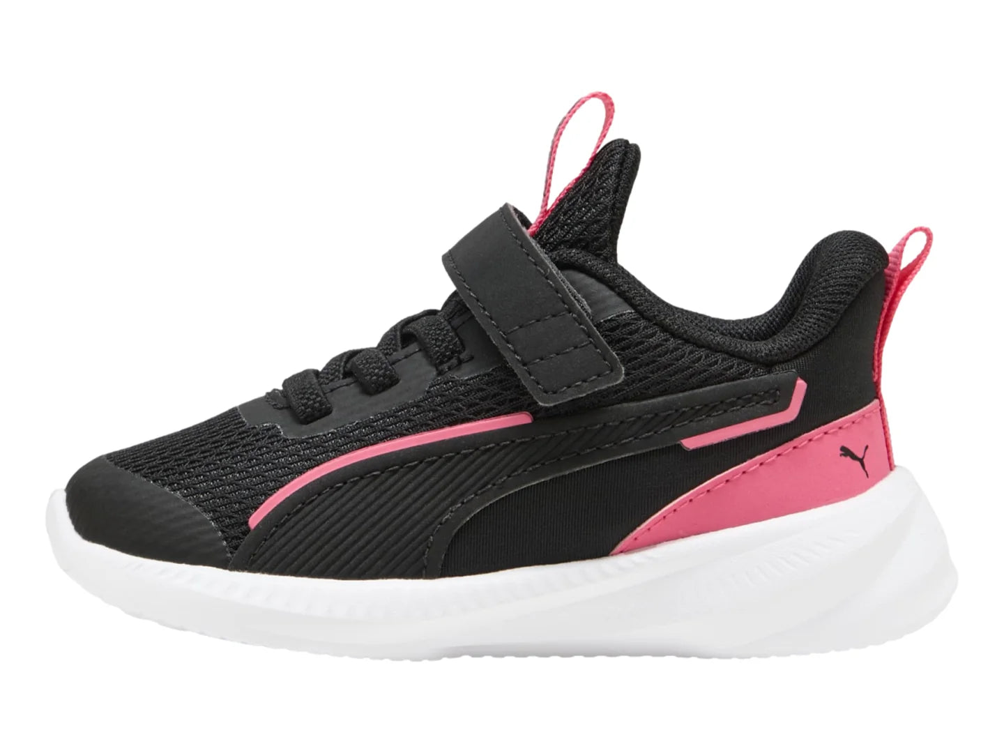 Tenis PUMA Flyer 3 AC Negro y Rosa para Niña