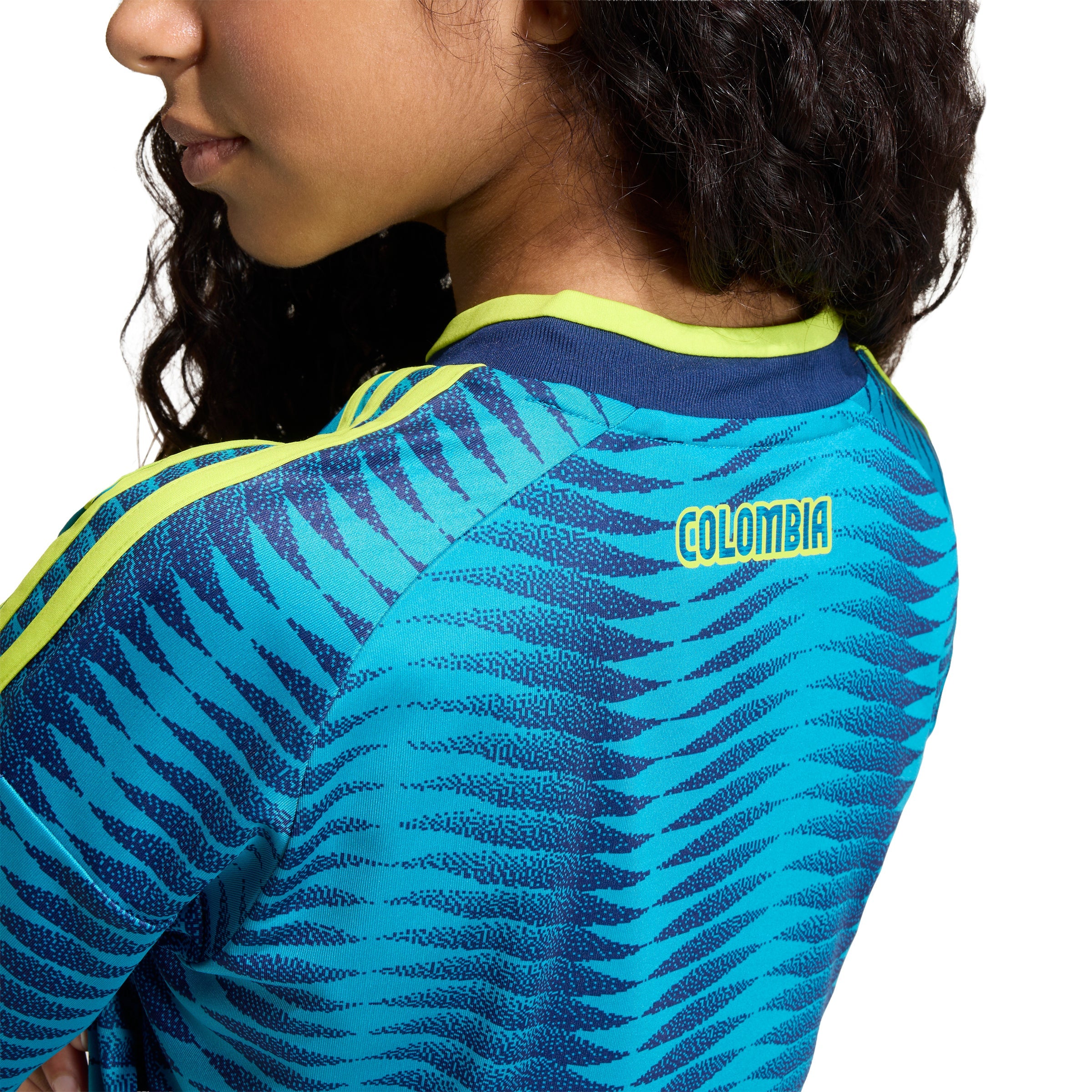 adidas Colombia Away Youth Soccer Jersey 2026 Mistery Petrol Navy