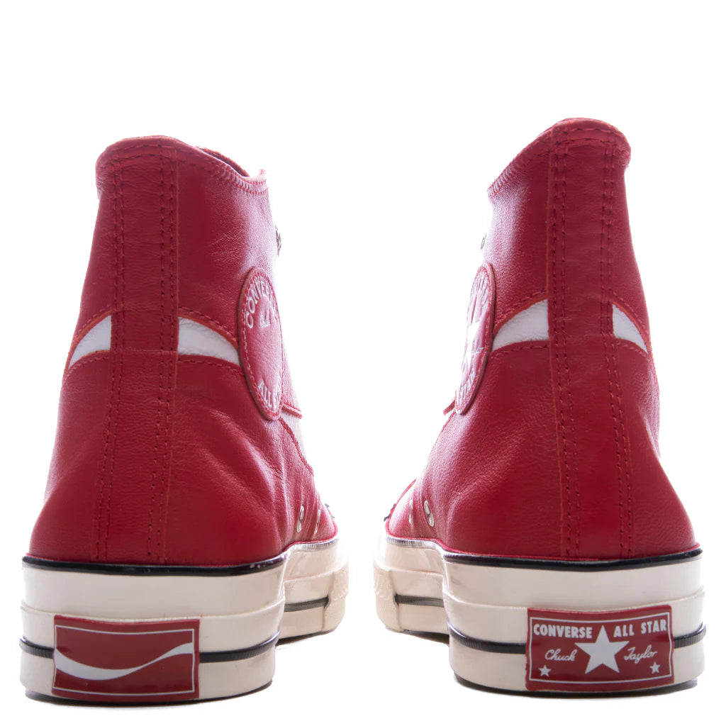 Converse x Coca Cola Chuck 70 Leather Racing Red Egret Black