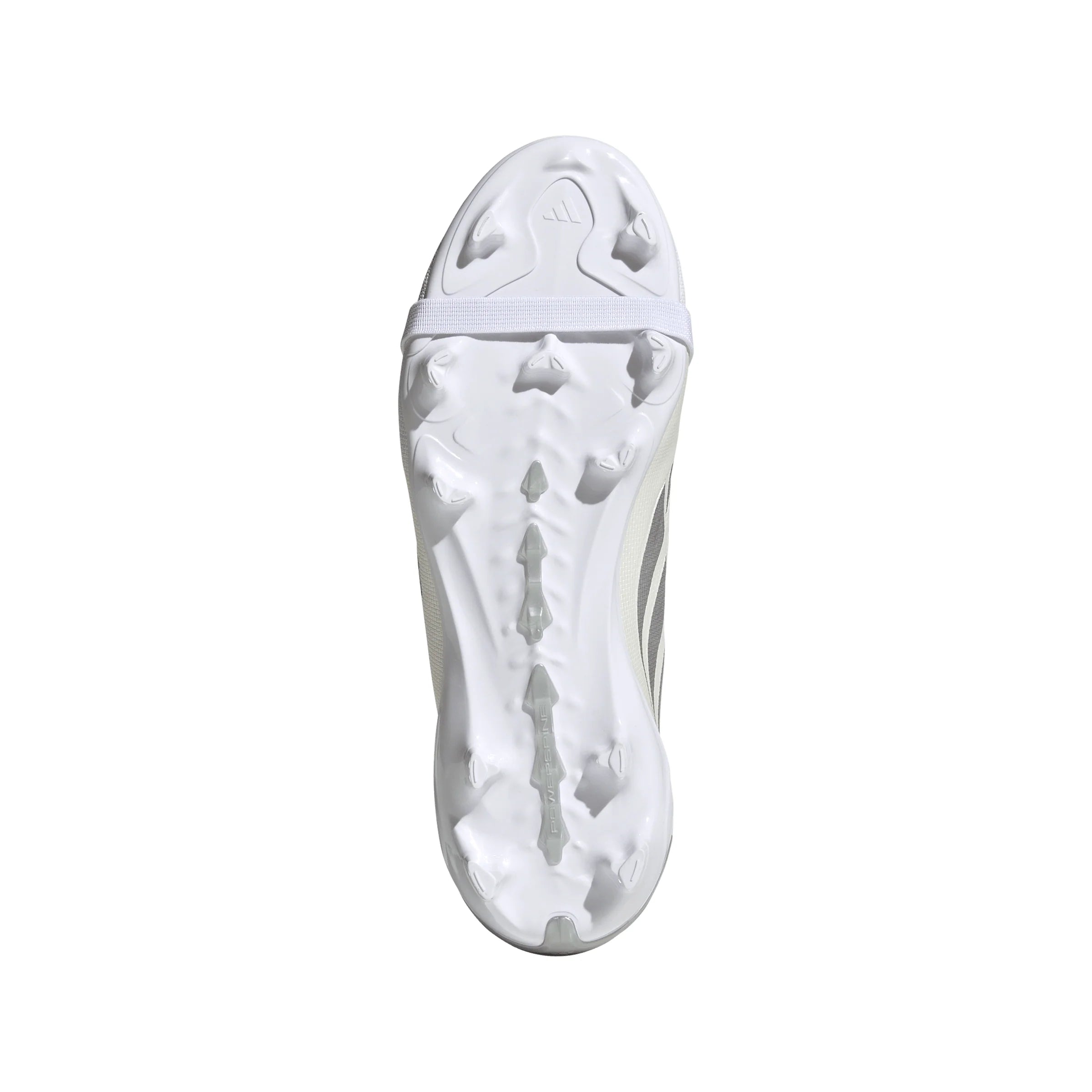 adidas Predator League Fold Over Tongue FG Firm Ground Youth Soccer Cleats White Zero Metallic Blue