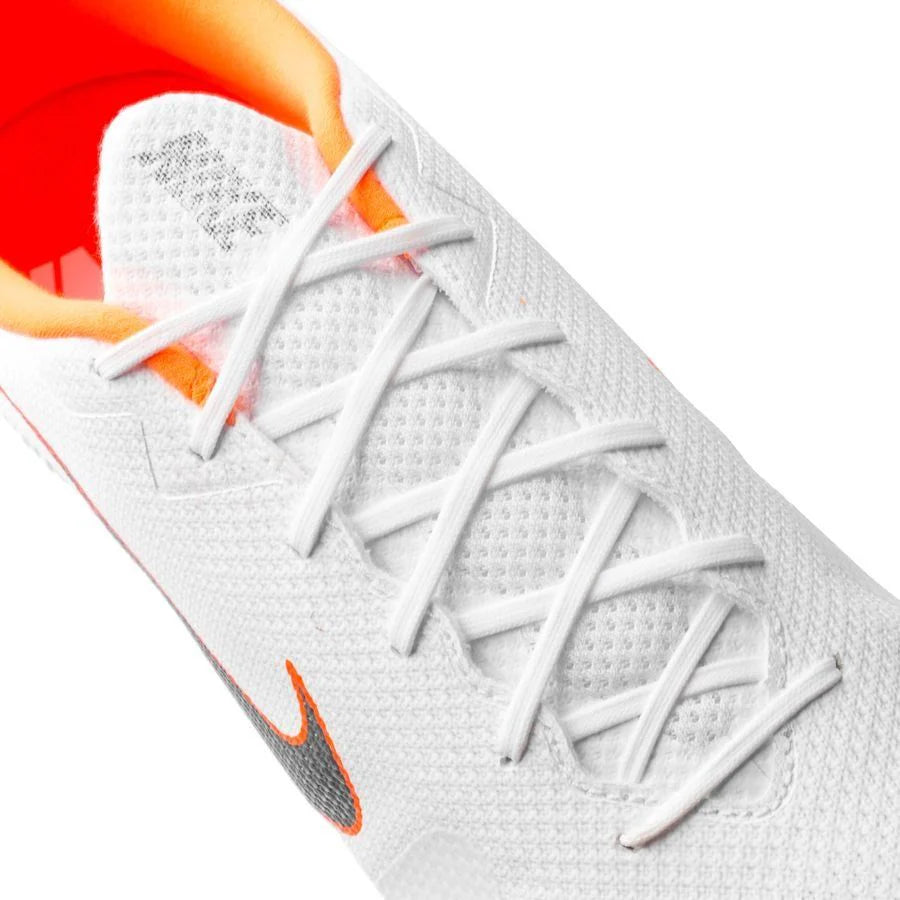 Nike Mercurial VaporX 12 Academy IC Indoor Soccer Shoes White Cool Grey Orange