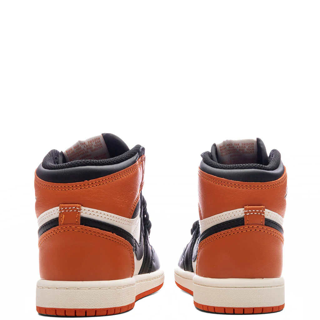 Air Jordan 1 Retro High OG Shattered Backboard PS Black Sail Starfish