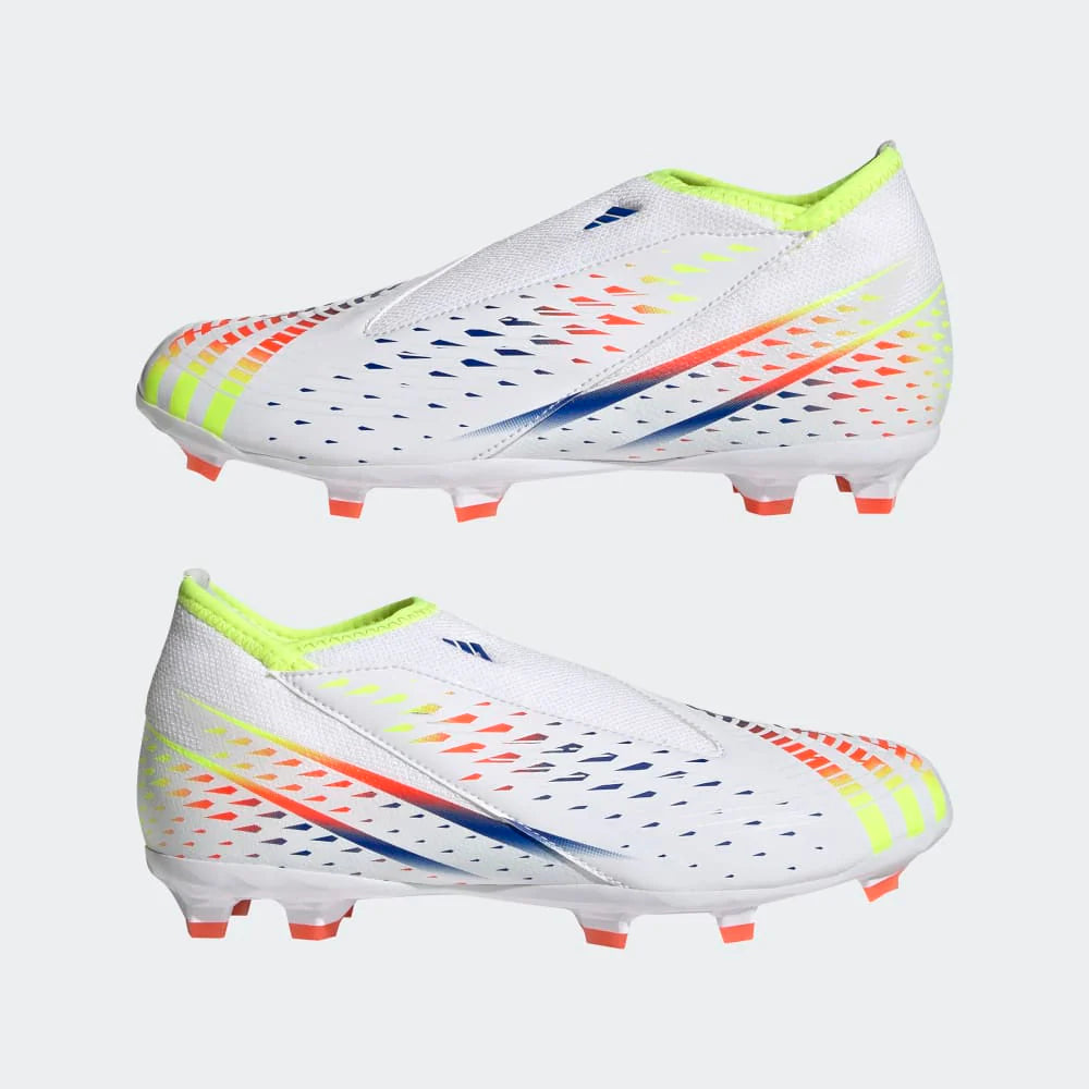 adidas Kids Predator Edge3 Laceless FG J Firm Ground Soccer Cleats