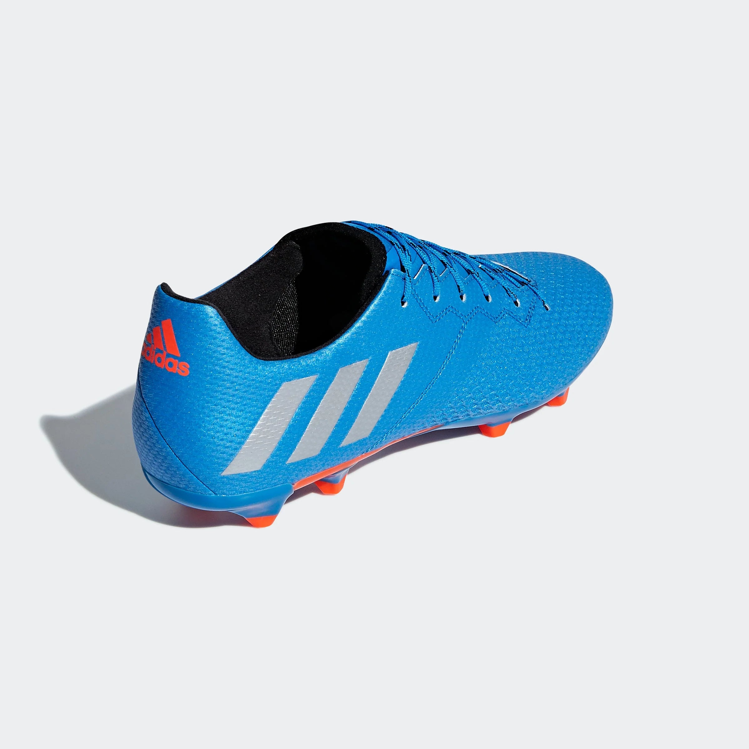 adidas Messi 163 FG Firm Ground Soccer Cleats Shock Blue Matte Silver Black