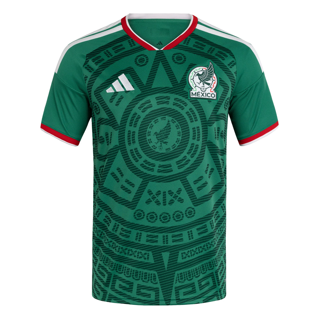 adidas Mexico Home Mens Soccer Jersey 26 Green